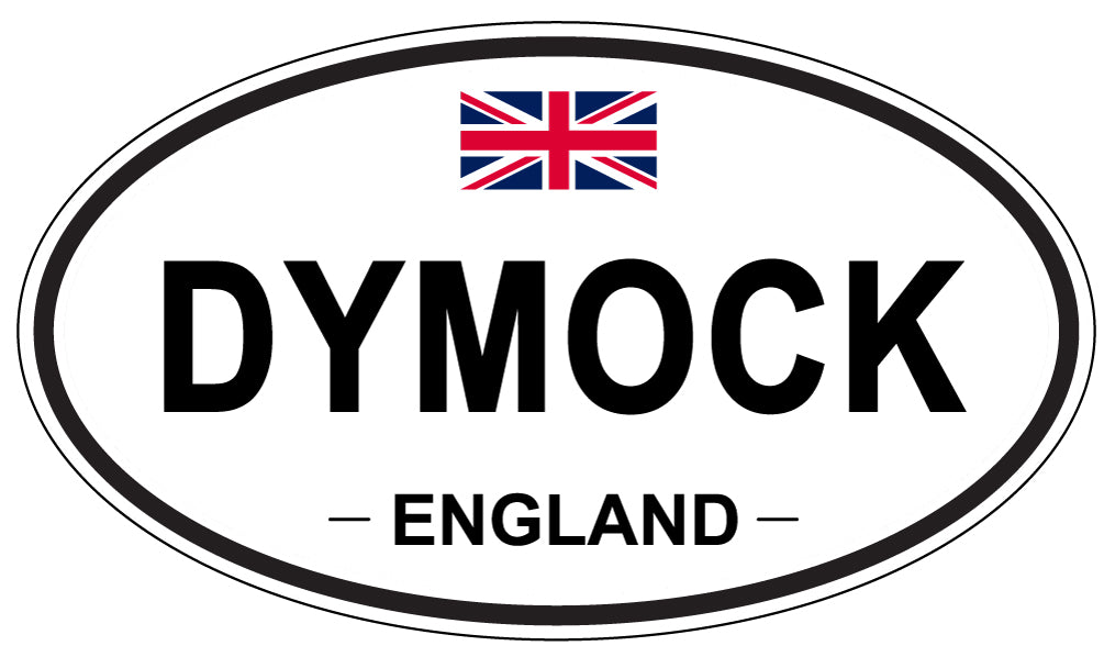 DYMOCK, England - Oval Magnet