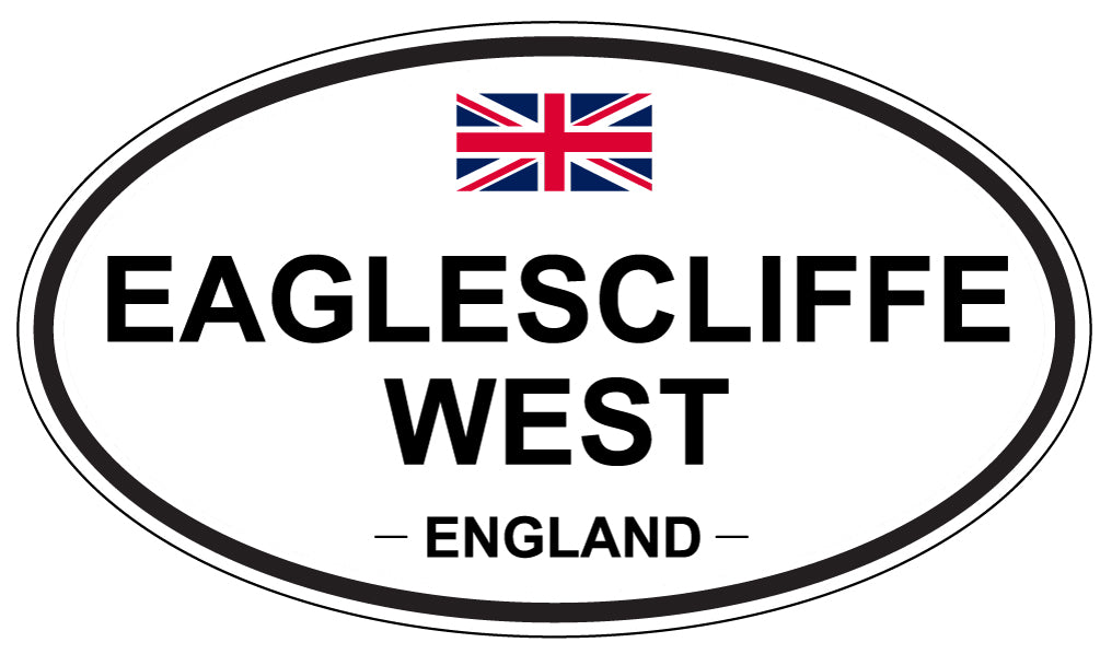 EAGLESCLIFFE WEST, England - Oval Magnet