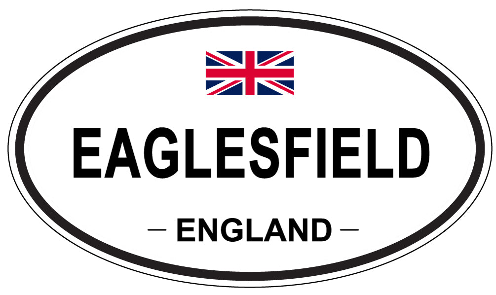 EAGLESFIELD, England - Oval Magnet