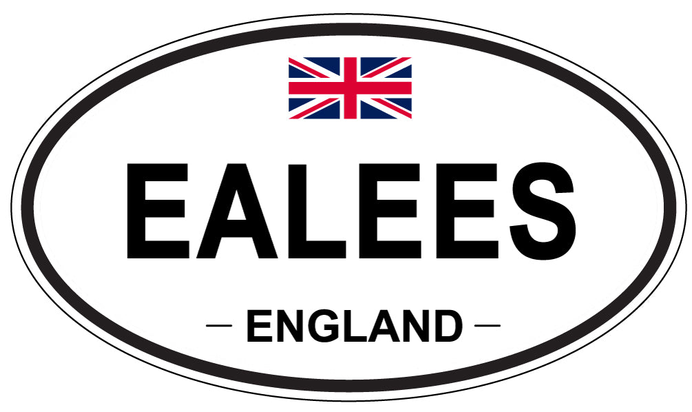 EALEES, England - Oval Magnet