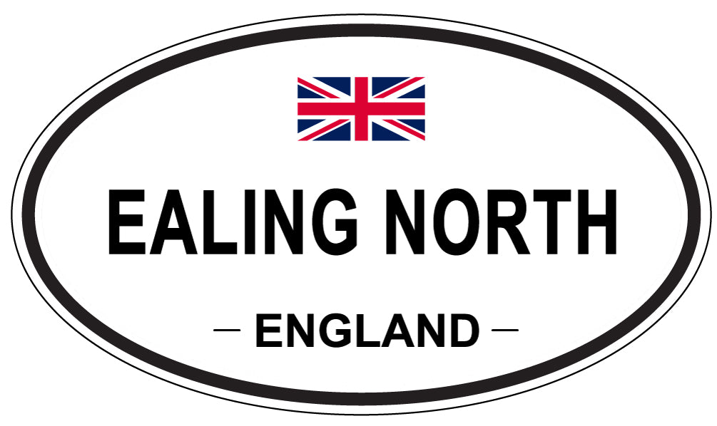 EALING NORTH, England - Oval Magnet