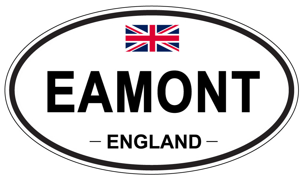 EAMONT, England - Oval Magnet