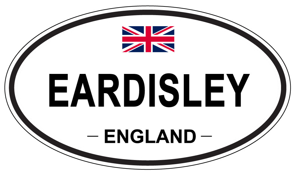 EARDISLEY, England - Oval Magnet