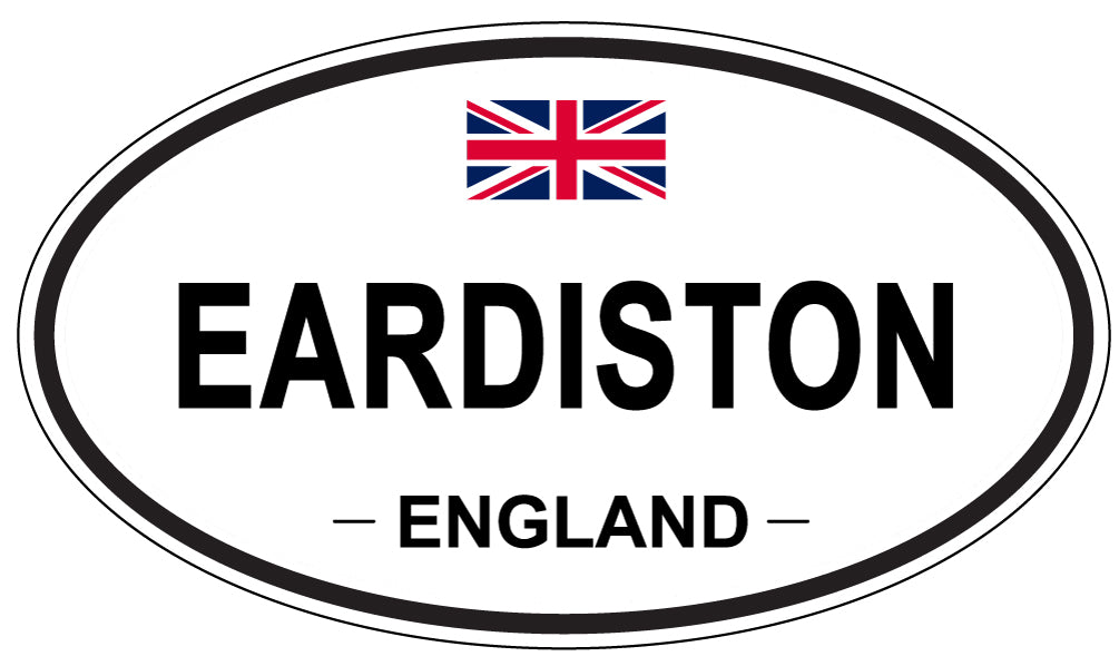 EARDISTON, England - Oval Magnet