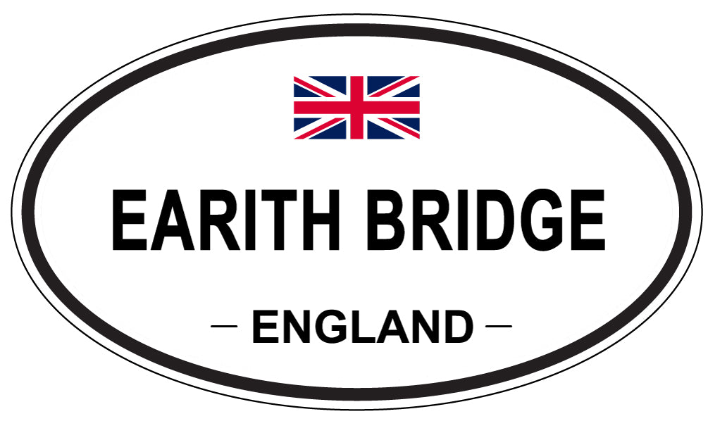 EARITH BRIDGE, England - Oval Magnet