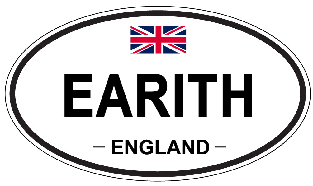 EARITH, England - Oval Magnet
