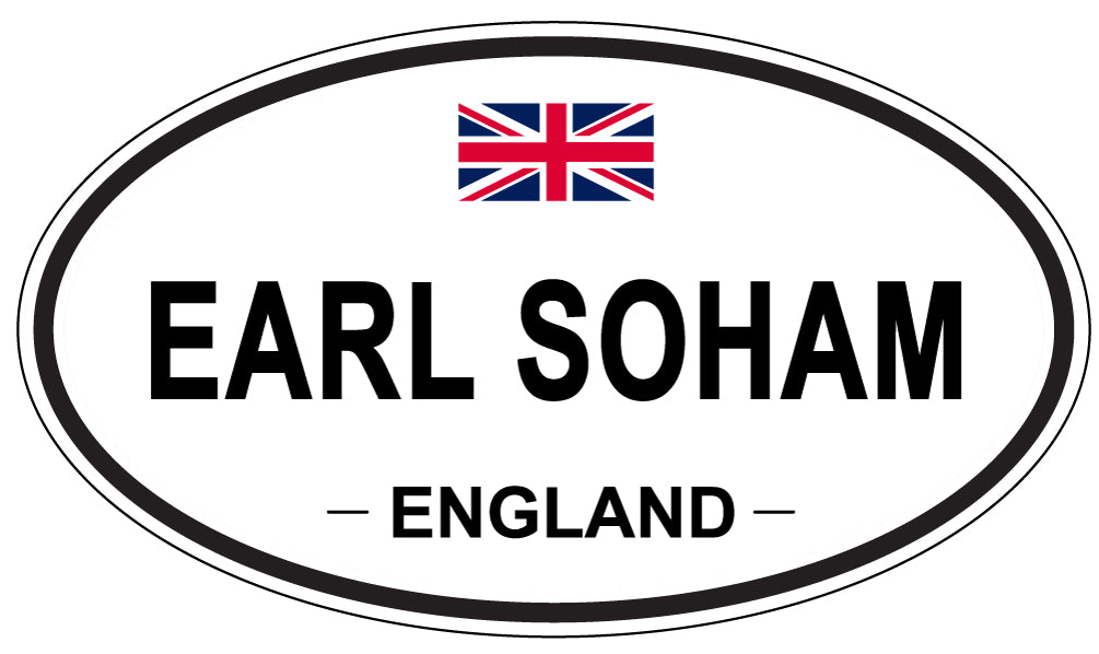 EARL SOHAM, England - Oval Magnet