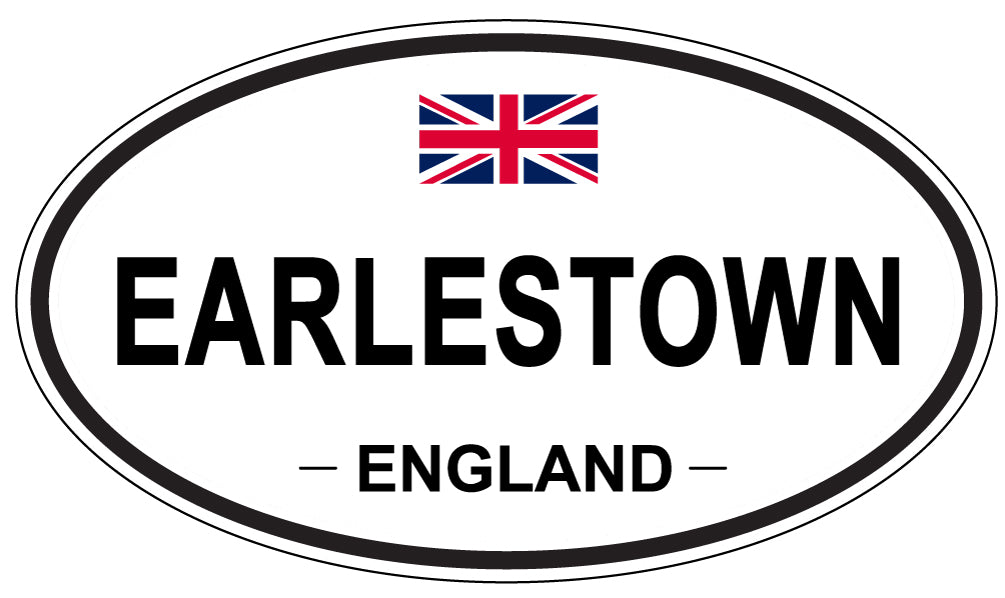 EARLESTOWN, England - Oval Magnet