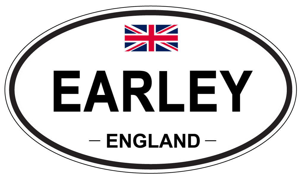 EARLEY, England - Oval Magnet