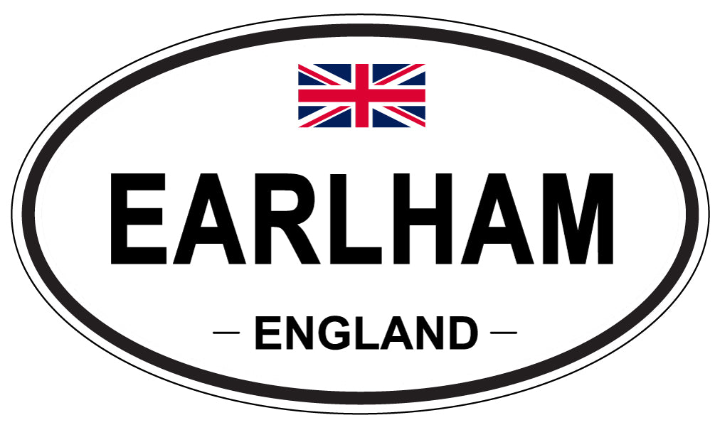 EARLHAM, England - Oval Magnet