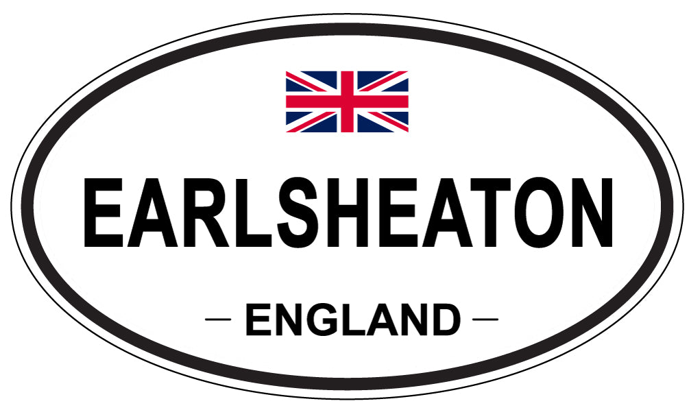 EARLSHEATON, England - Oval Magnet