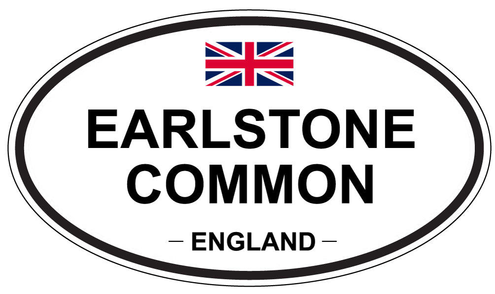 EARLSTONE COMMON, England - Oval Magnet
