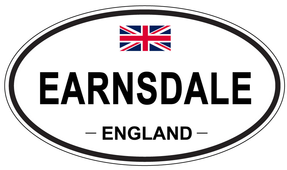 EARNSDALE, England - Oval Magnet