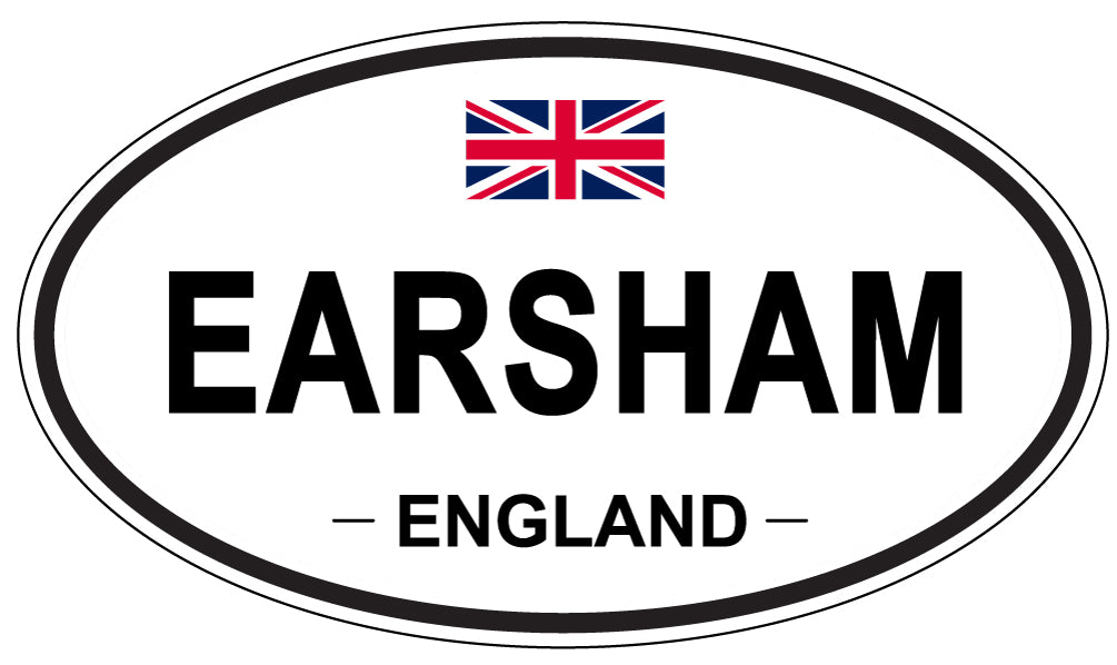 EARSHAM, England - Oval Magnet