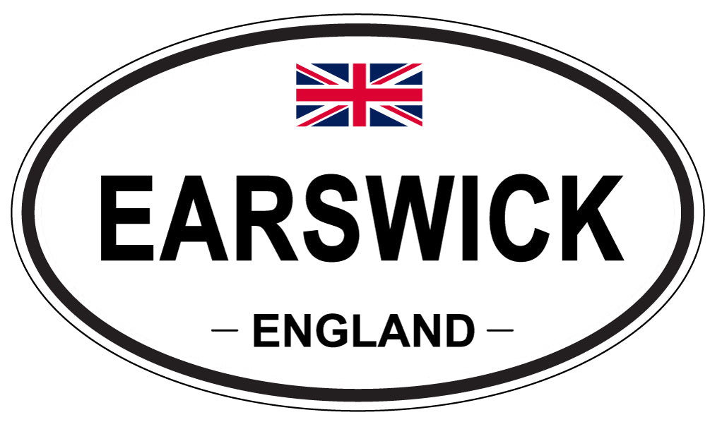 EARSWICK, England - Oval Magnet
