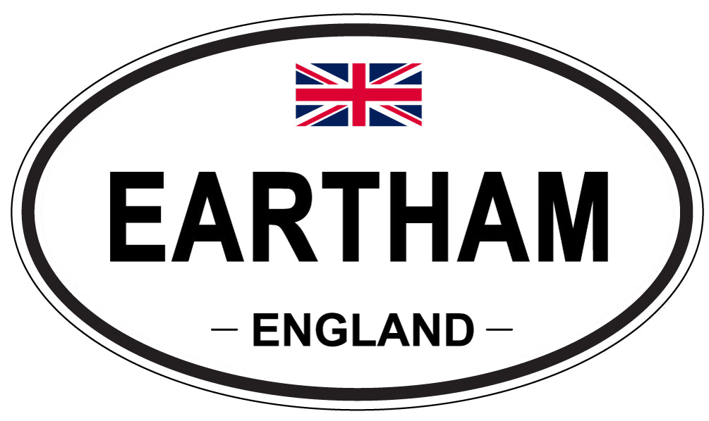 EARTHAM, England - Oval Magnet