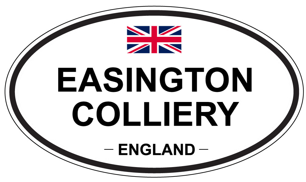 EASINGTON COLLIERY, England - Oval Magnet