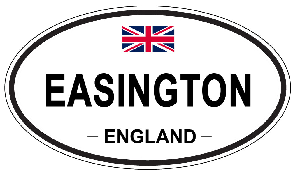 EASINGTON, England - Oval Magnet