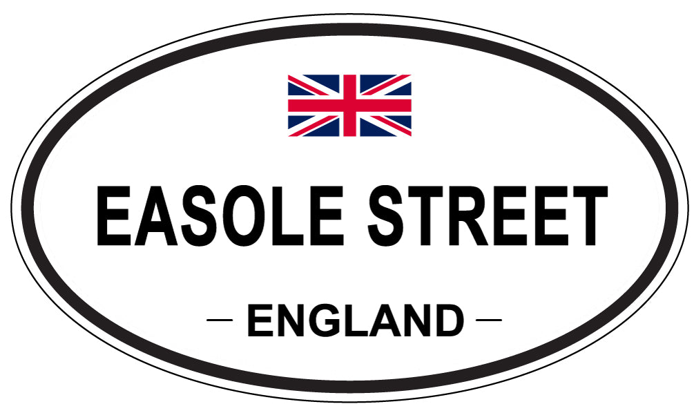 EASOLE STREET, England - Oval Magnet