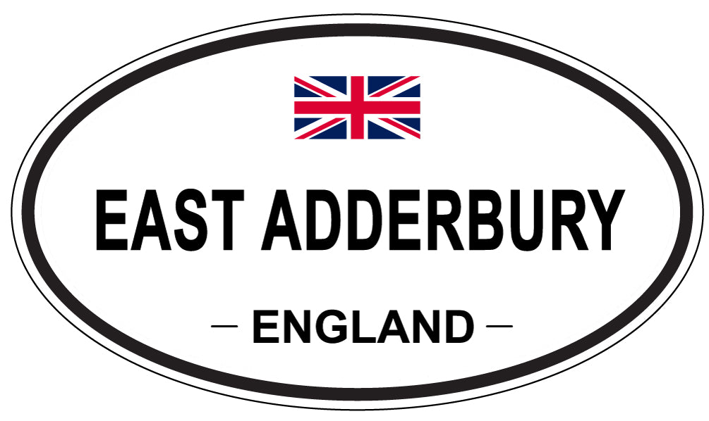 EAST ADDERBURY, England - Oval Magnet