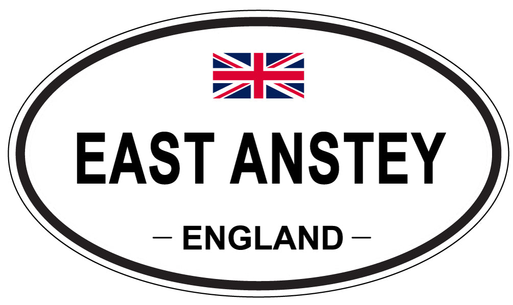 EAST ANSTEY, England - Oval Magnet