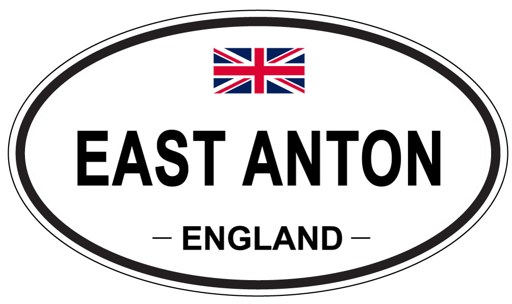 EAST ANTON, England - Oval Magnet