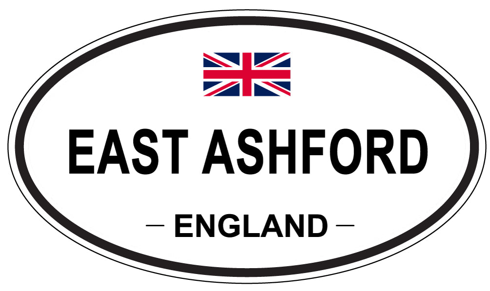 EAST ASHFORD, England - Oval Magnet