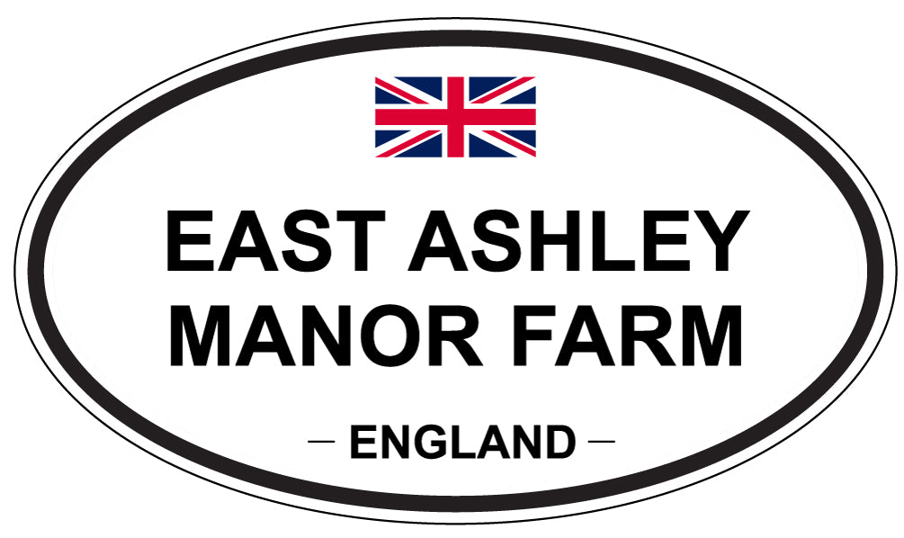 EAST ASHLEY MANOR FARM, England - Oval Magnet