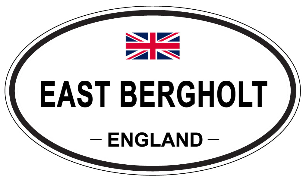 EAST BERGHOLT, England - Oval Magnet