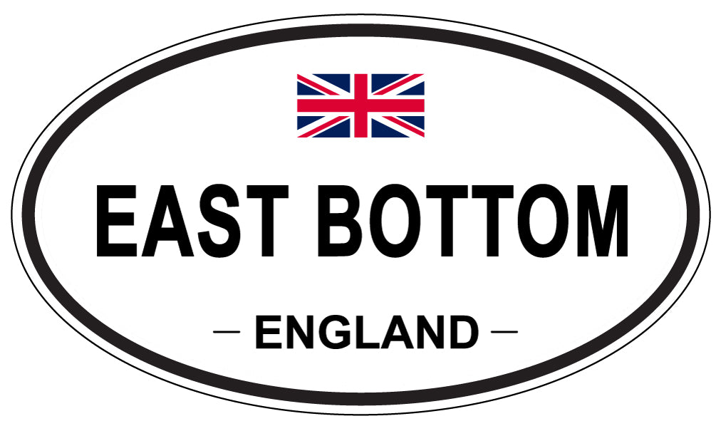 EAST BOTTOM, England - Oval Magnet