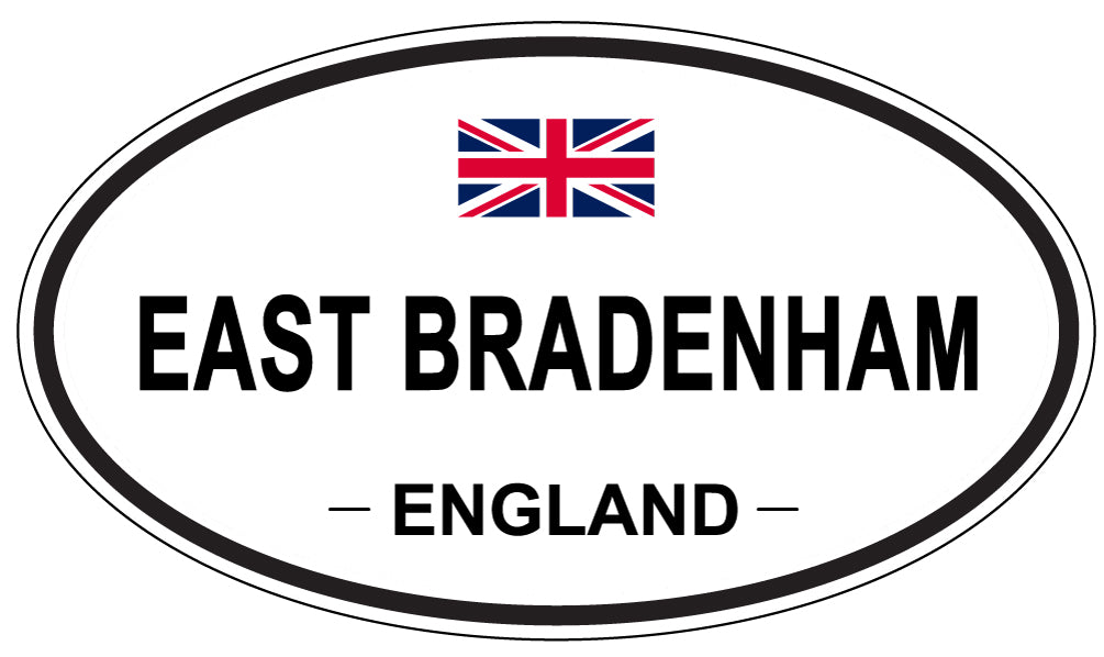 EAST BRADENHAM, England - Oval Magnet