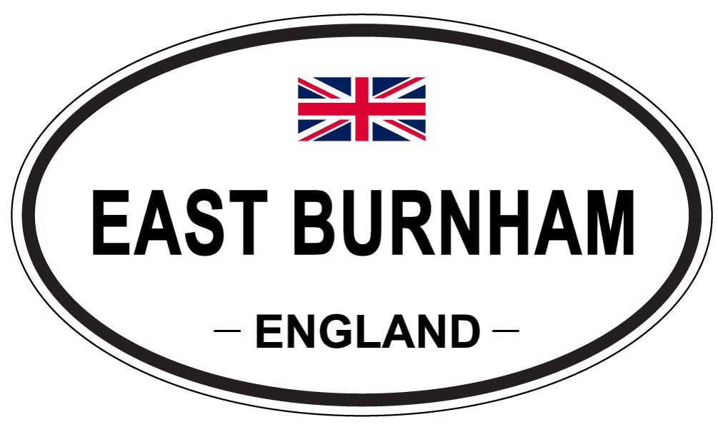 EAST BURNHAM, ENGLAND - Oval Sticker