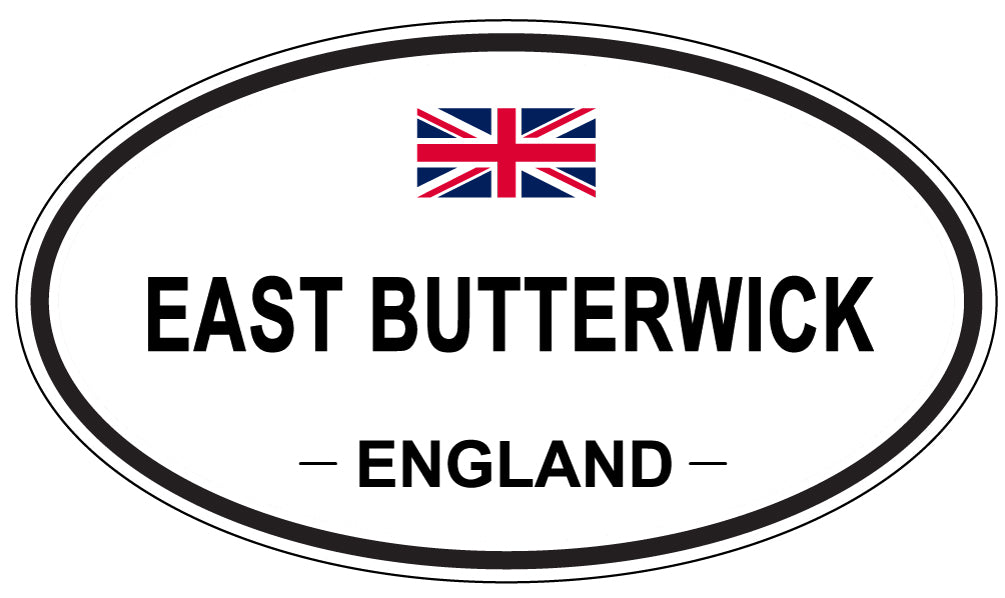 EAST BUTTERWICK, England - Oval Magnet