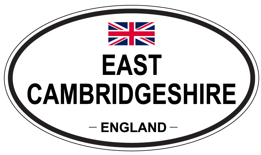 EAST CAMBRIDGESHIRE, England - Oval Magnet