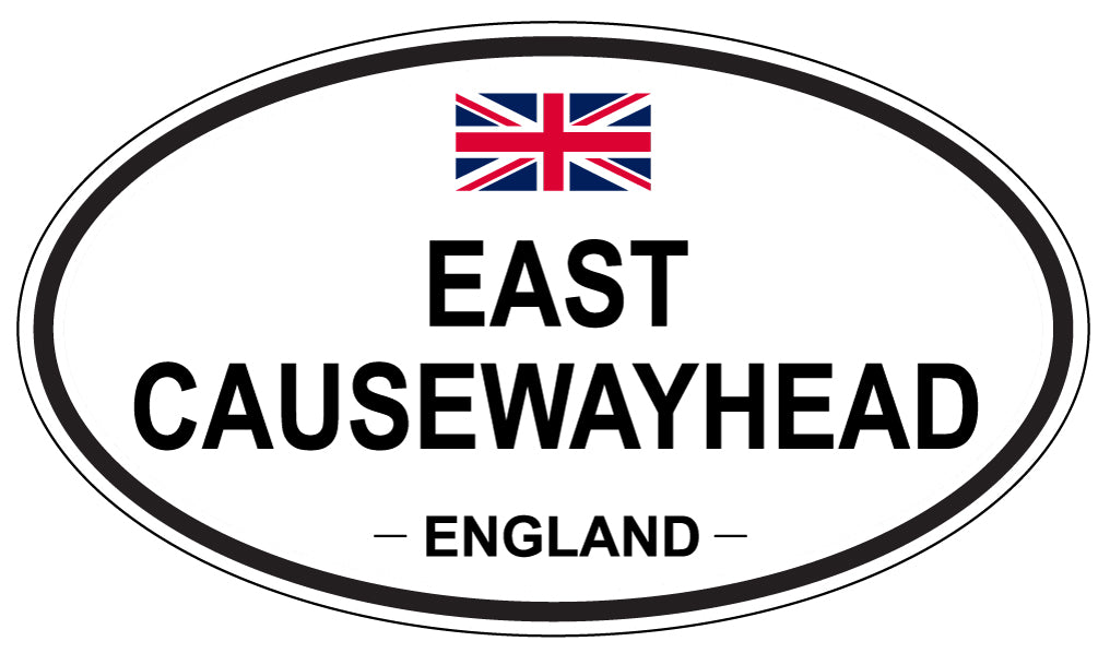 EAST CAUSEWAYHEAD, England - Oval Magnet
