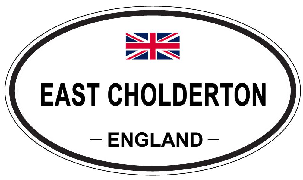 EAST CHOLDERTON, England - Oval Magnet