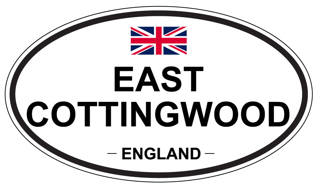 EAST COTTINGWOOD, England - Oval Magnet
