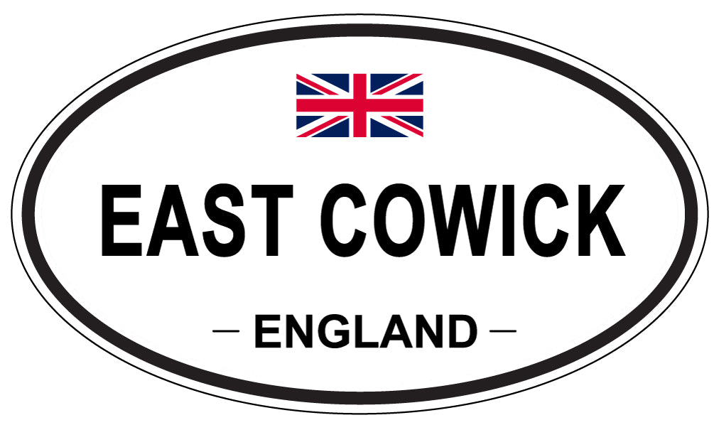 EAST COWICK, England - Oval Magnet