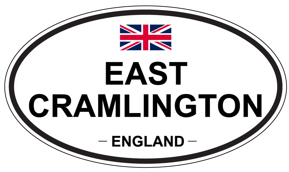 EAST CRAMLINGTON, England - Oval Magnet