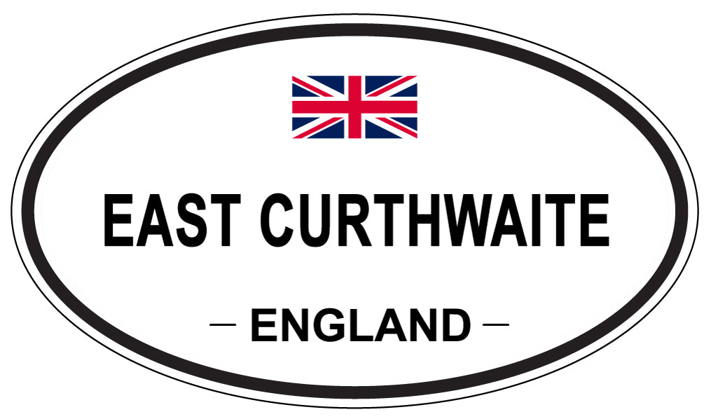 EAST CURTHWAITE, England - Oval Magnet