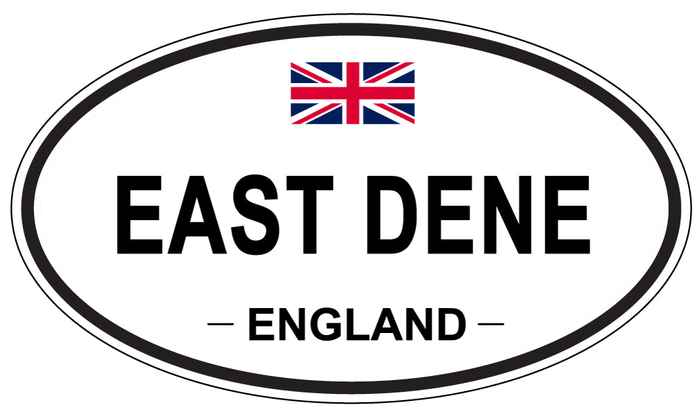 EAST DENE, England - Oval Magnet