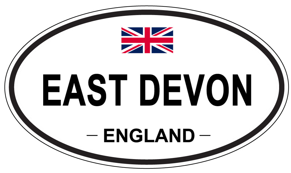 EAST DEVON, England - Oval Magnet