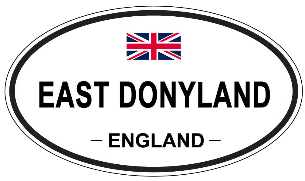 EAST DONYLAND, England - Oval Magnet