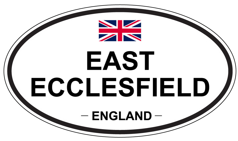 EAST ECCLESFIELD, England - Oval Magnet