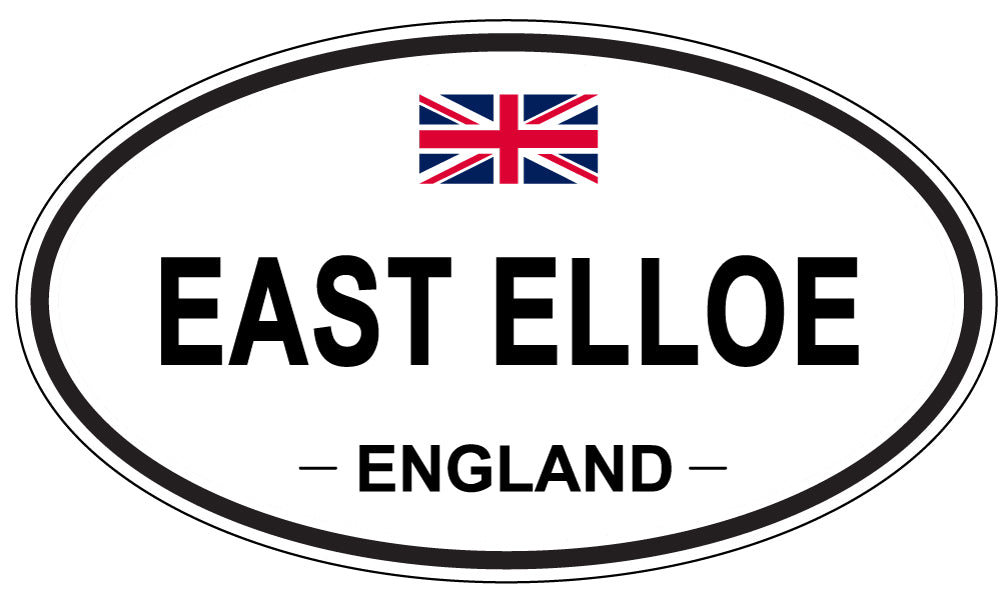 EAST ELLOE, England - Oval Magnet