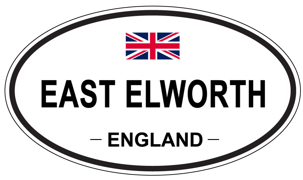 EAST ELWORTH, England - Oval Magnet