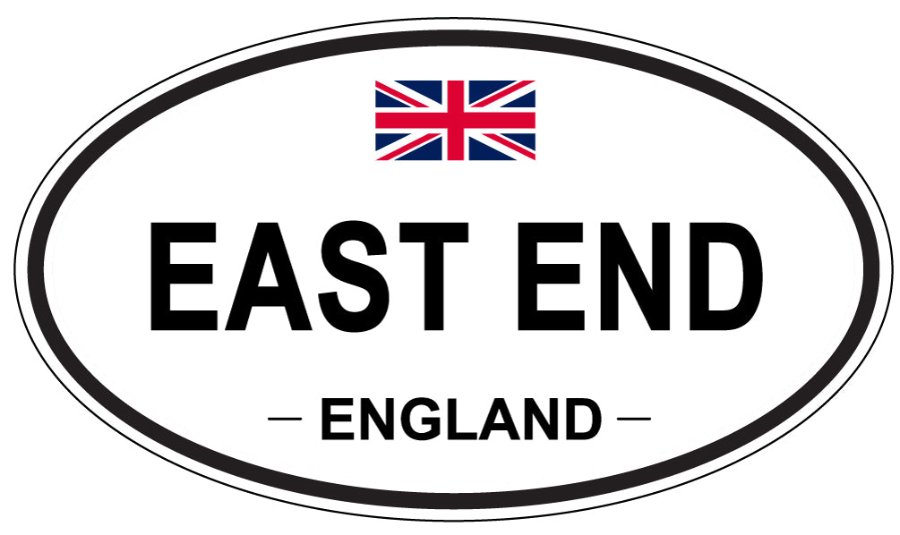EAST END, England - Oval Magnet