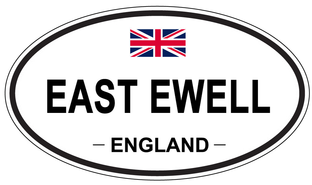 EAST EWELL, England - Oval Magnet