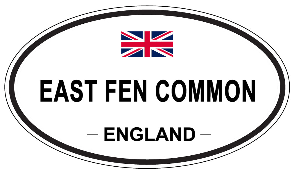 EAST FEN COMMON, England - Oval Magnet