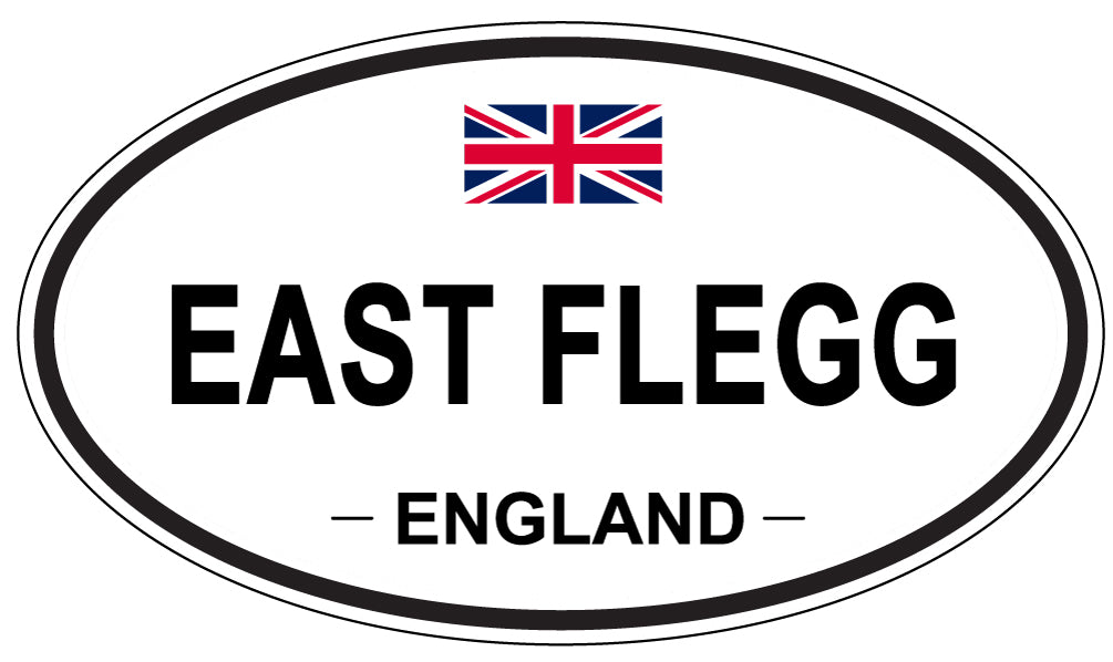 EAST FLEGG, England - Oval Magnet